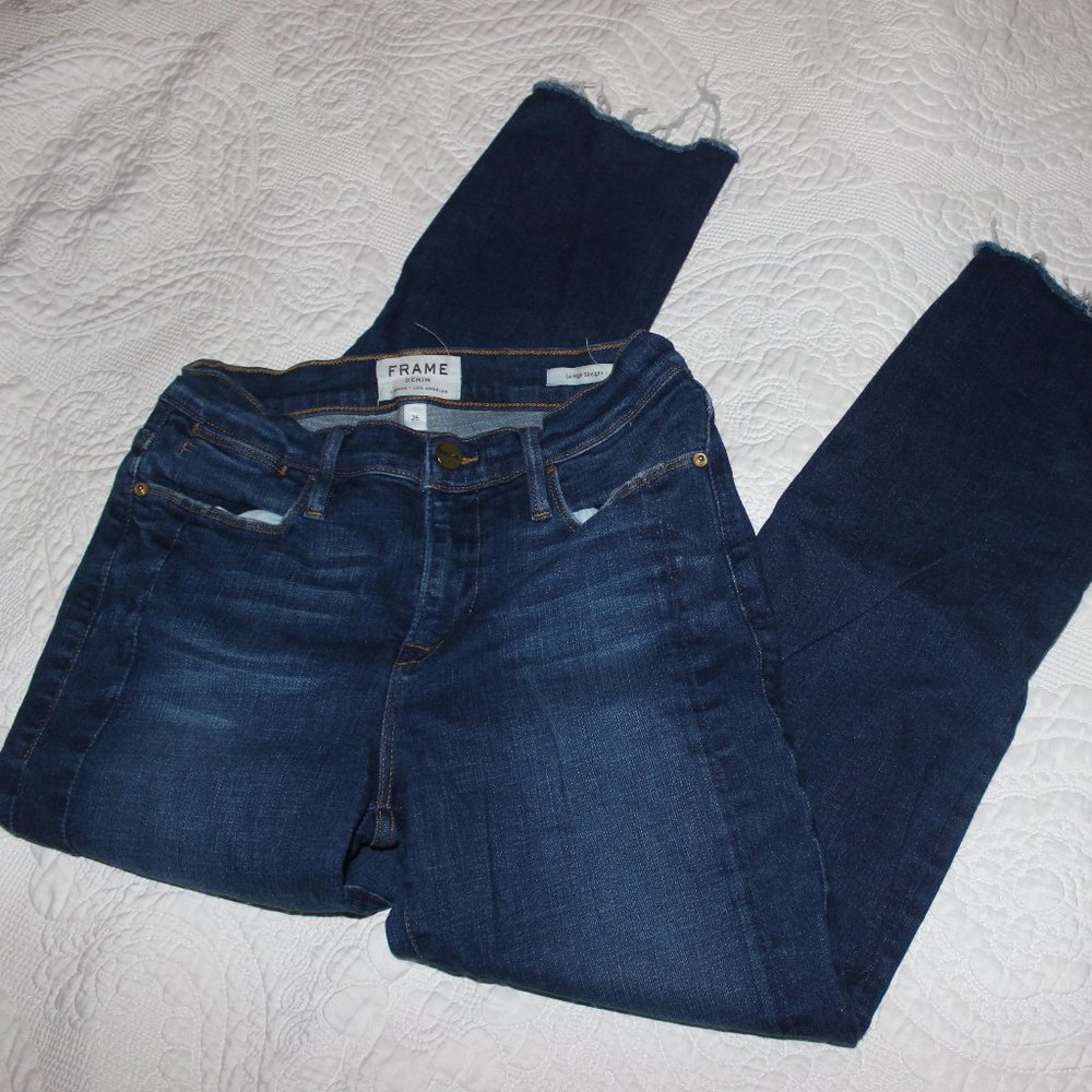 Frame Le High Straight Jean Sz 26